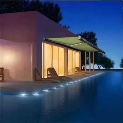 Awning tal-patio li jinġibed bil-mutur